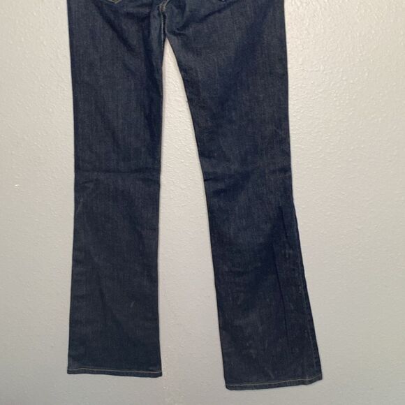 Paige Hidden Hills Dark Wash Stretch Bootcut Jeans Size 27 - Picture 9 of 10